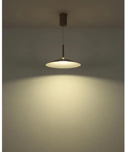 Globo 15635SA - Lustra suspendată pe cablu LAMPONE, LED 18W/230V, 4000K, crem