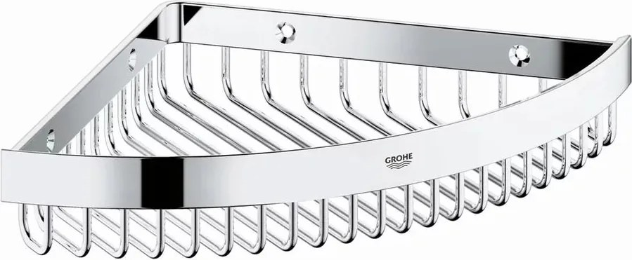 Etajera dus de colt Grohe Selection Cube crom lucios