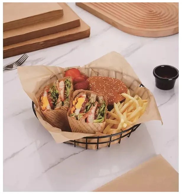 Hartie de copt Klausberg KB 7903, Rolă 20 m, 38 cm, -40 pana la 230°C, Utilizare universala, Neaderent, Maro