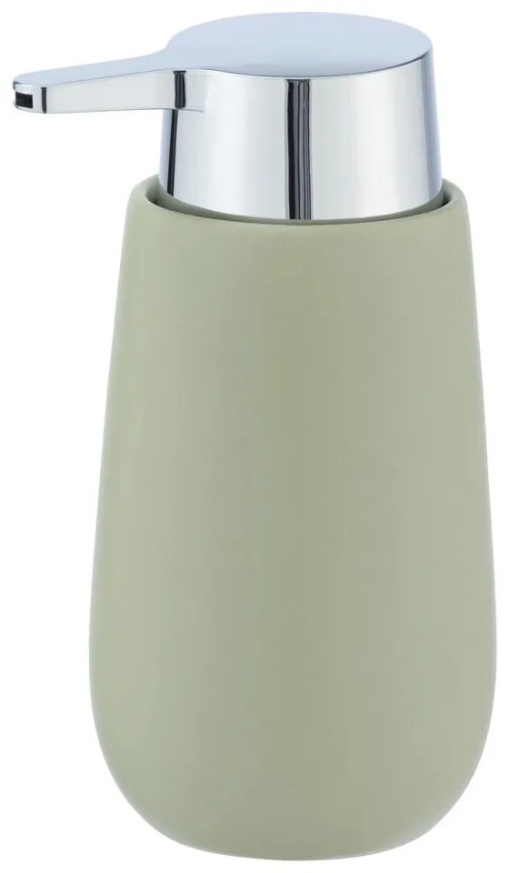 Dozator din ceramică pentru săpun Wenko Badi, verde