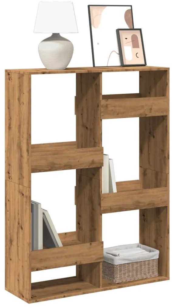 vidaXL Bibliotecă, stejar artizanal, 100x33x135 cm, lemn prelucrat