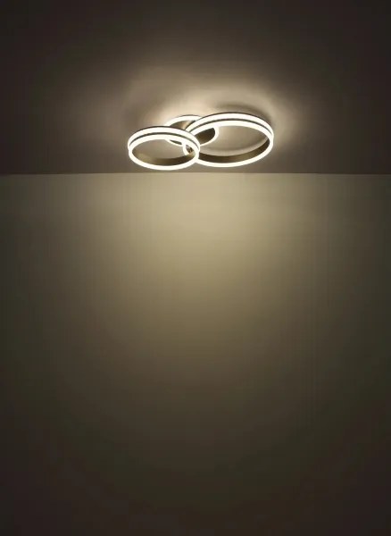 Globo 67329-72 - Plafonieră LED dimabilă ALAINA 72W/230V 2700-6000K 50x75 cm+telecomandă