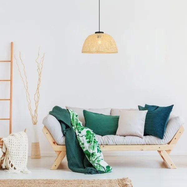 Lustră pe cablu RATTAN 1xE27/25W/230V ratan Rabalux 72025