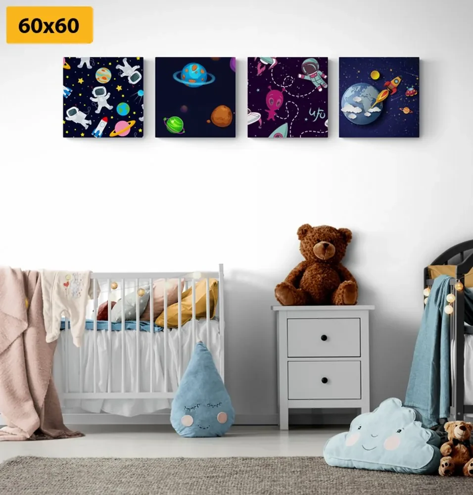 Set tablouri lumea spațială