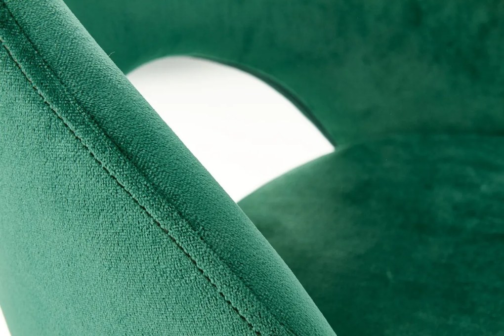 Scaun de bar H96 velvet verde
