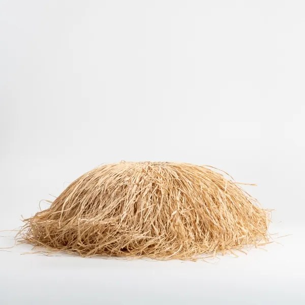 Brilagi - Lampă suspendată LED pe cablu CERIA BOHO, 1xE27/40W/230V, Ø 60 cm, rafie