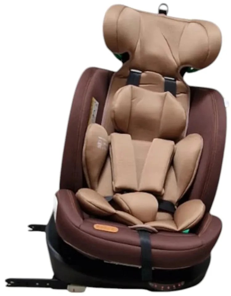 Scaun Auto cu Isofix Baby Care™ HD18, Cu rotire 360 grade, Omologare R-129 i-Size, 0-36 kg, Tetiera reglabila, Transformabil in scoica auto, Sistem