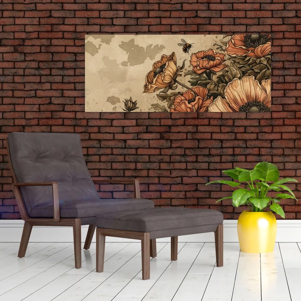 Tablou - Pajiștea albinelor II. (120x50 cm)