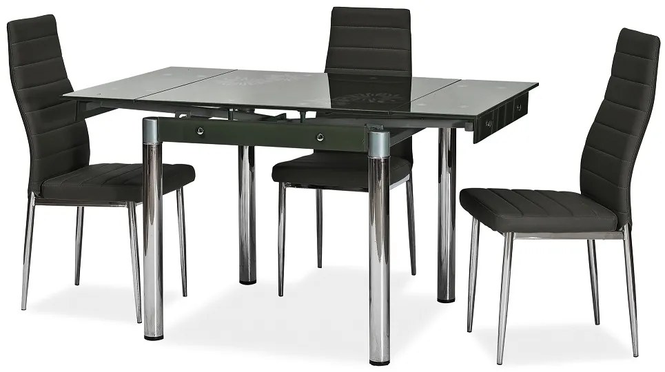 Scaun de bucaterie Talon, crem/argintiu