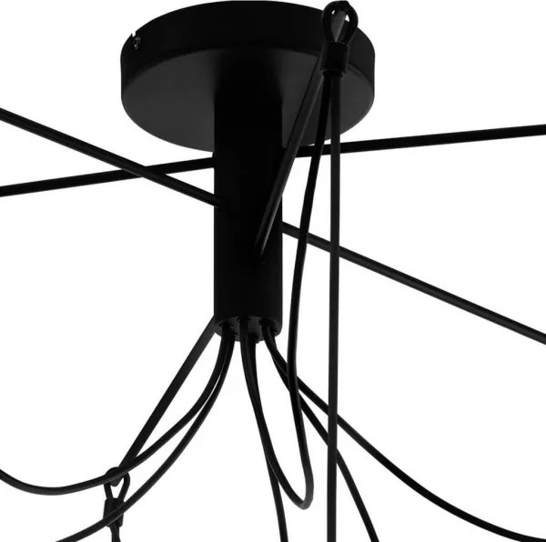 Eglo 98679 - Lustră pe cablu MUSARA 6xE27/60W/230V