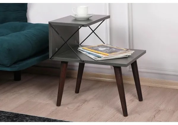 Noptieră CROSS 55x50 cm antracit