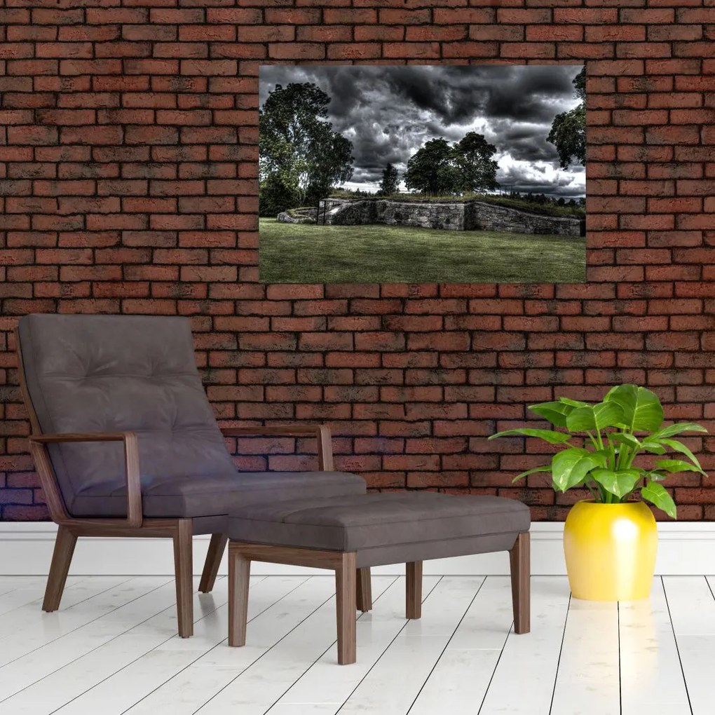 Tablou cu cerul întunecat (90x60 cm)