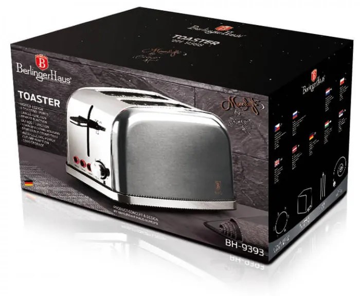 Toaster Moonlight Collection BerlingerHaus BH 9393
