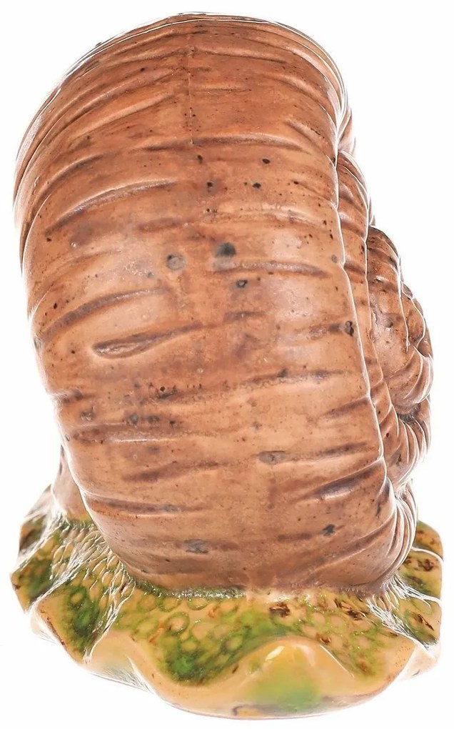 Decorație de grădină Melc maro deschis, 16 x 7 x10 cm, ceramică