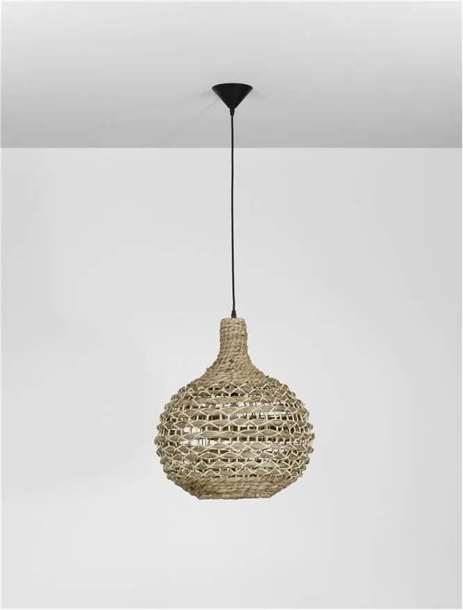 Lustra / Pendul modern design natural GRIFFIN D-46cm