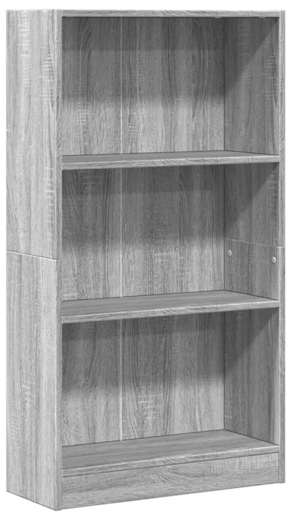 857808 vidaXL Bibliotecă, gri sonoma, 60x24x109 cm, lemn prelucrat