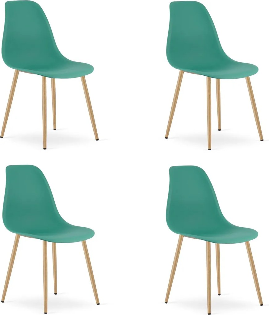 Scaun de masa Culoare Verde, OSAKA