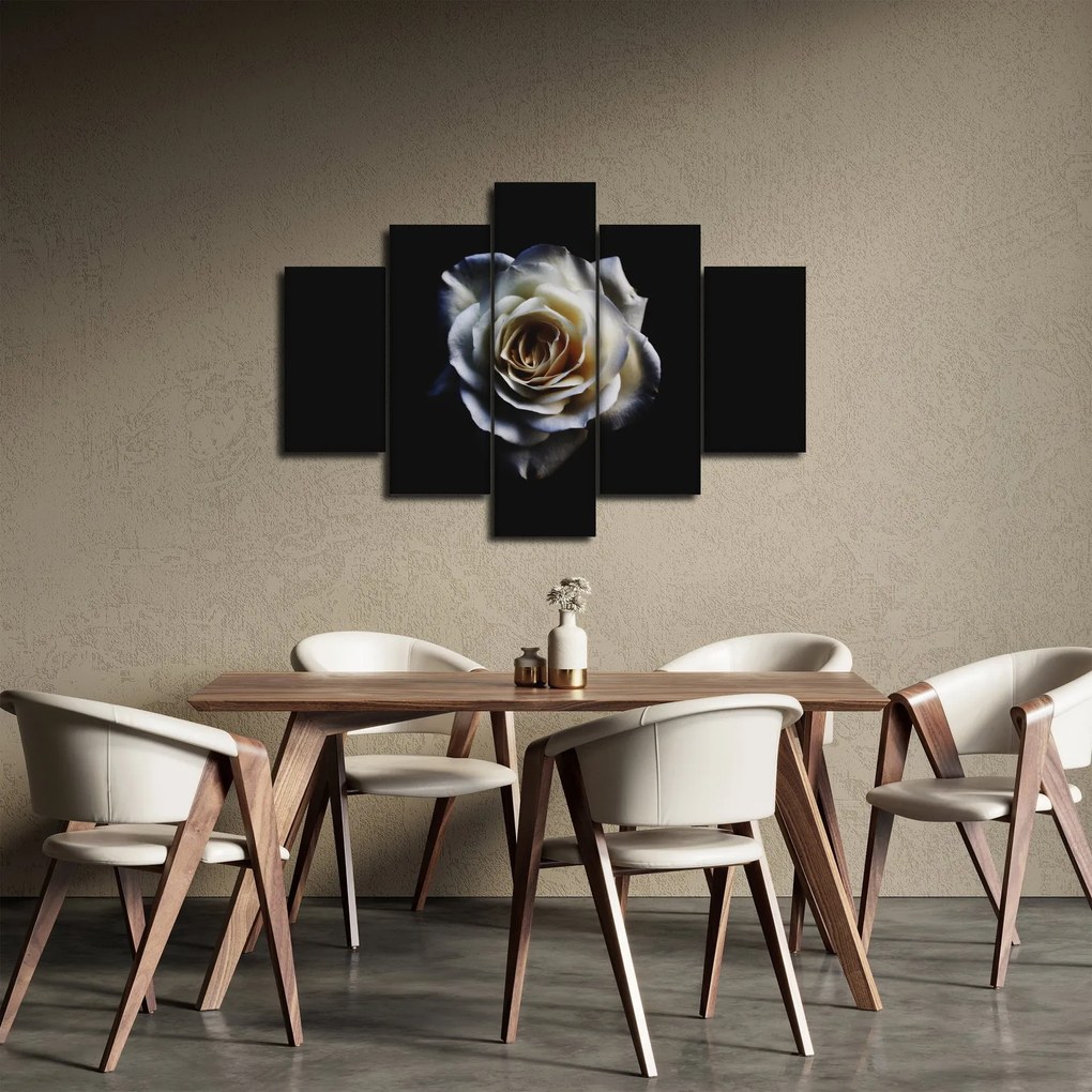 Tablou cu trandafir alb (150x105 cm)