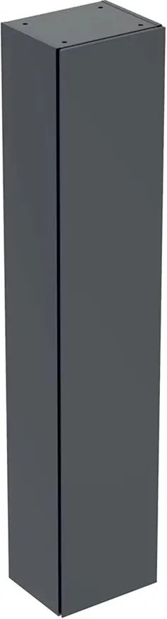 Dulap inalt suspendat Geberit One negru mat cu 1 usa 36 cm