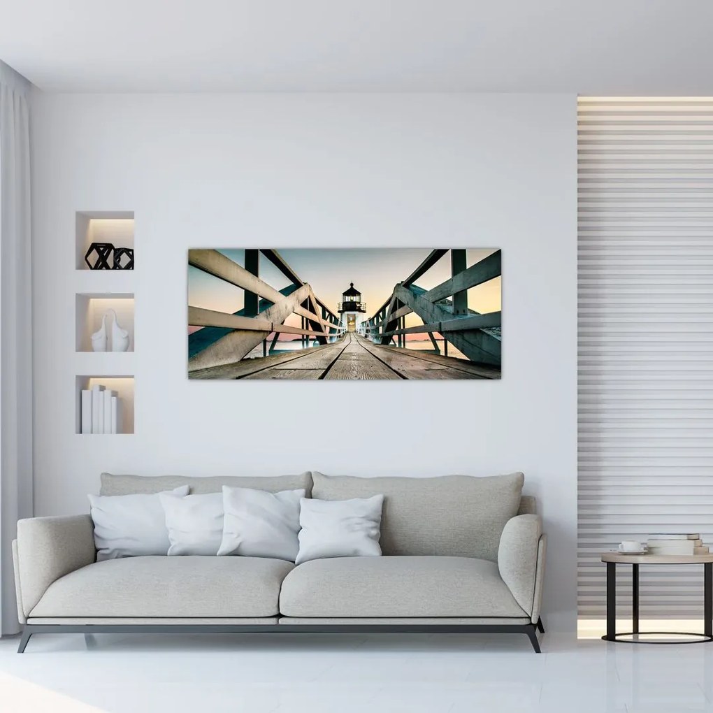 Tablou - pe dig (120x50 cm)