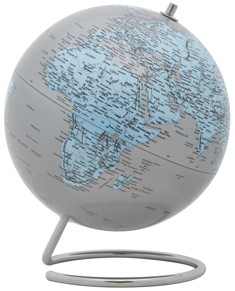 Glob geografic Twist Silver