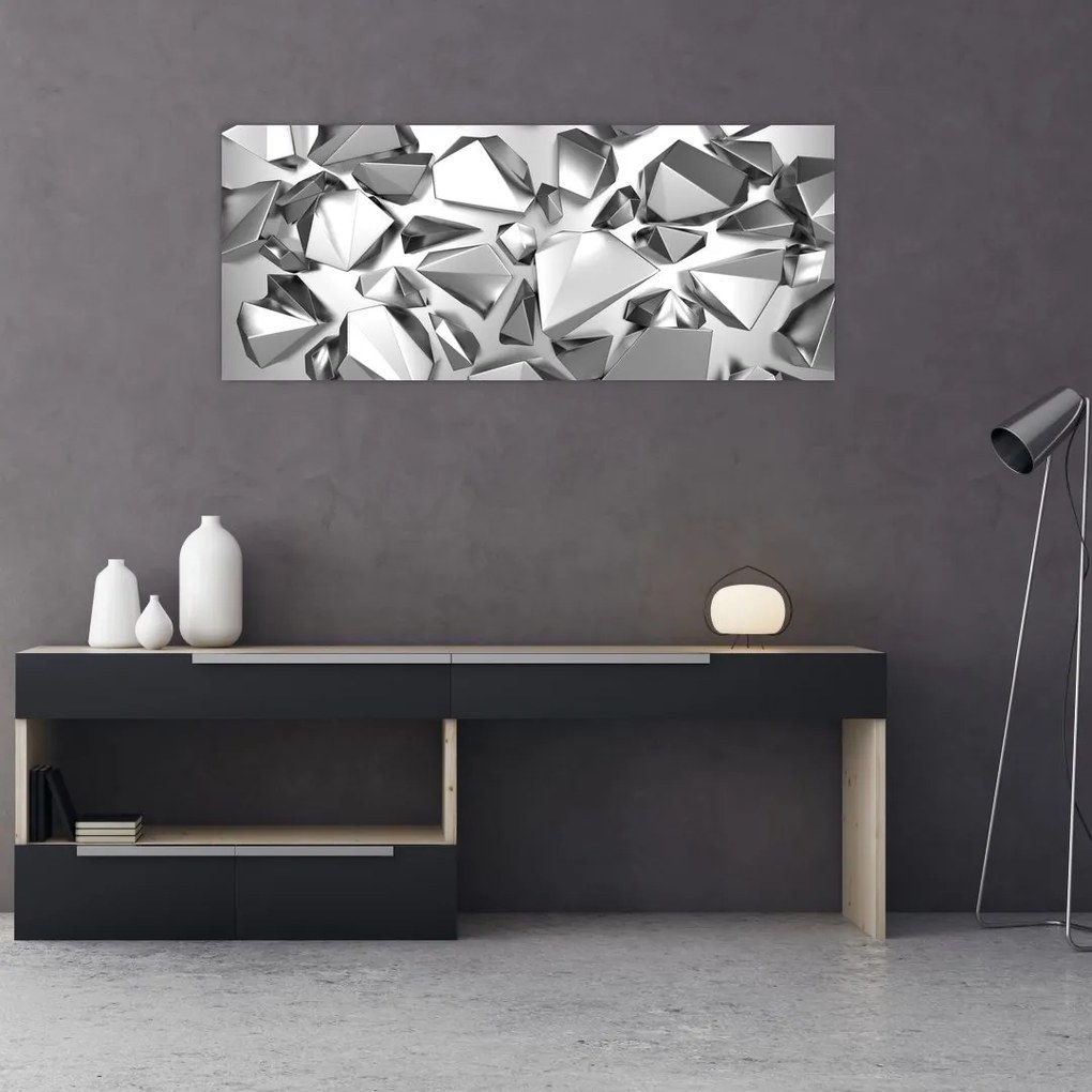 Tablou cu abstracție 3D (120x50 cm)