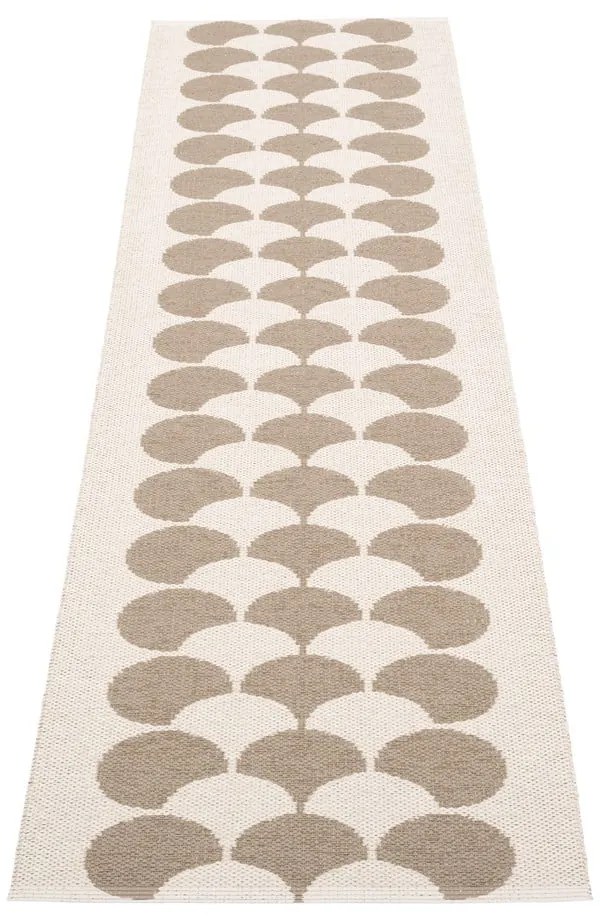 Covor tip traversă pentru interior și exterior bej/crem 70x250 cm Poppy Potato – Pappelina
