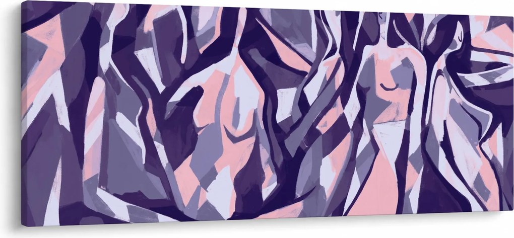Tablou - Abstract, femei (120x50 cm)