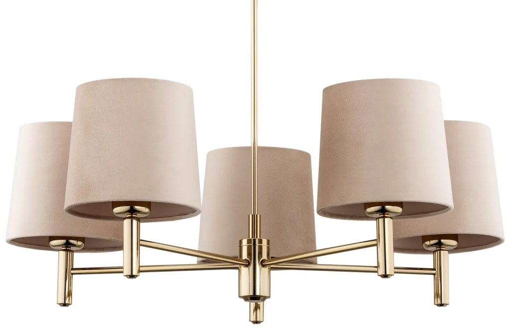 Candelabru modern design elegant PONTE 5L bej