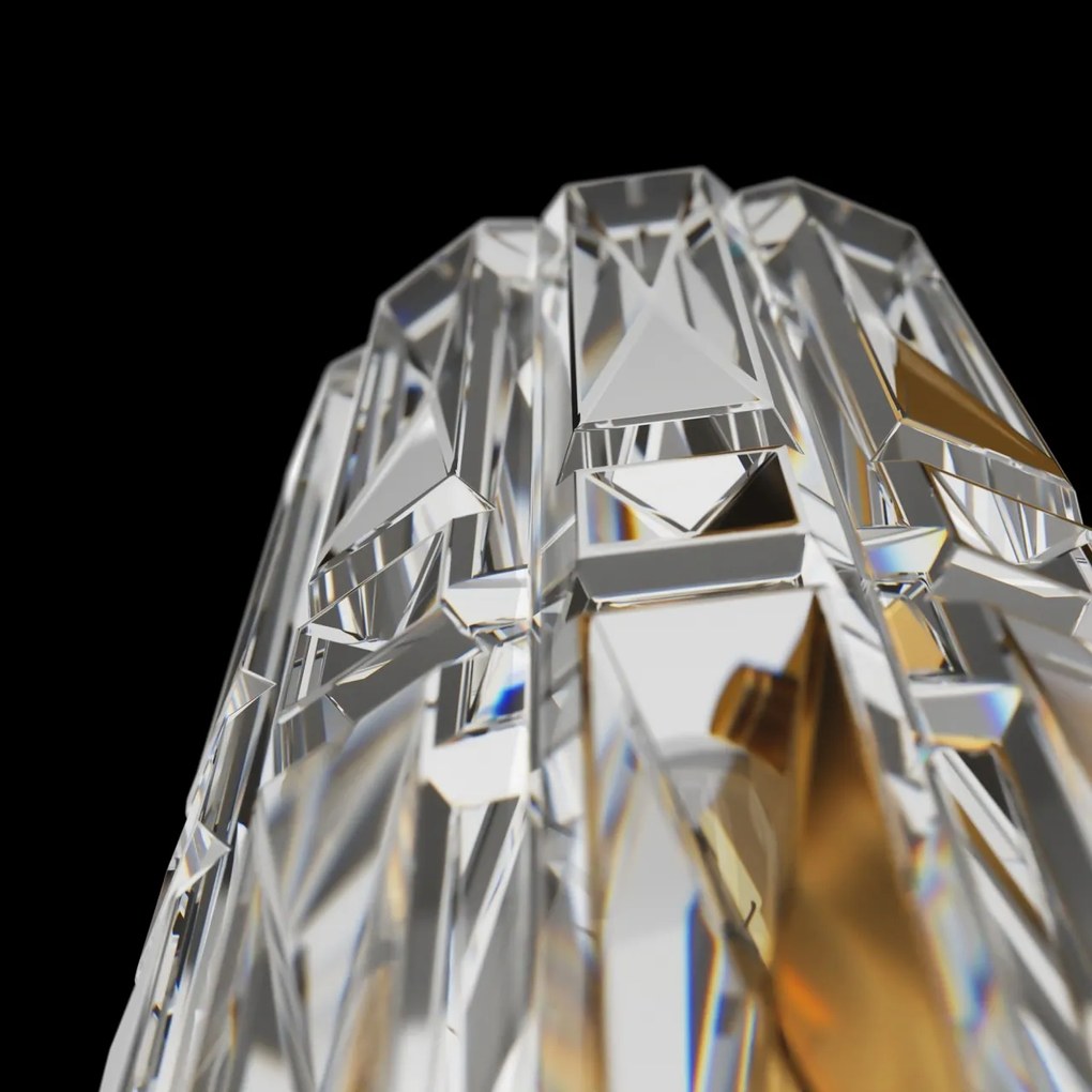 Aplica de perete design neoclasic Facet auriu