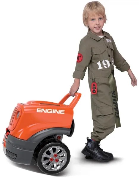 Atelier de reparații auto de jucărie portocaliu/gri