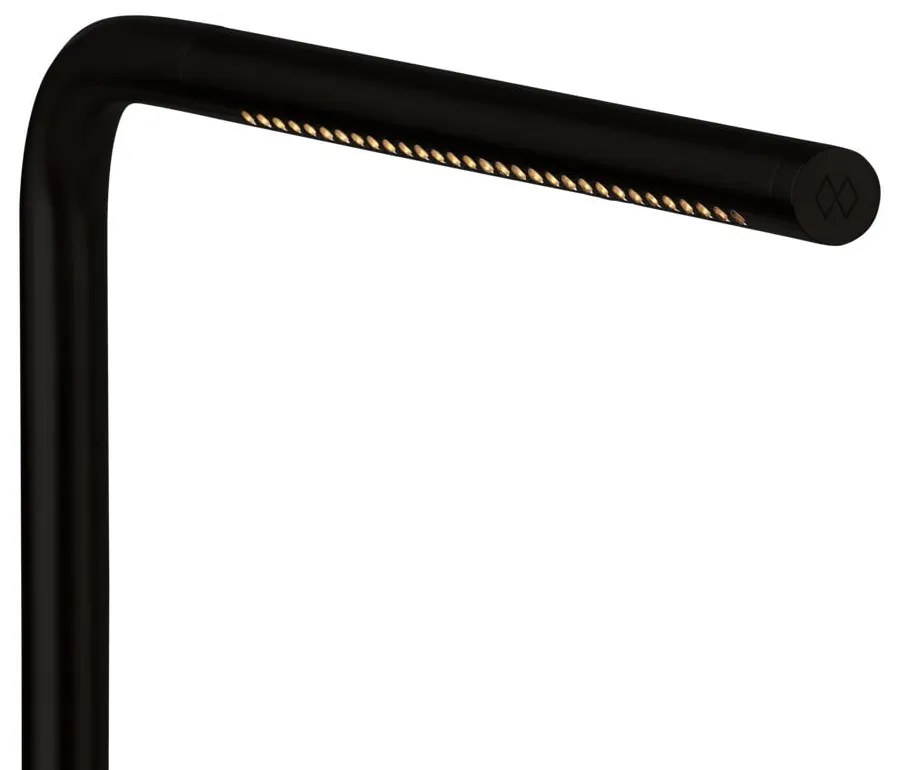 Veioză neagră LED cu intensitate reglabilă din metal (înălțime 46 cm) Omni Table – UMAGE