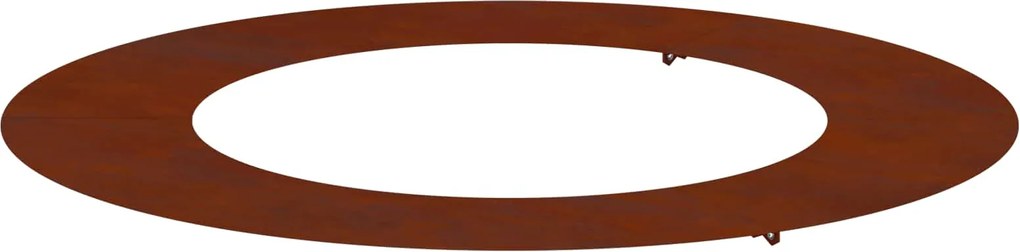 vidaXL potrivit pentru inel de copac plat Maro Ø50 / 80 cm