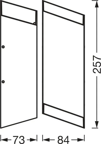 Osram - Aplică de perete pentru exterior ENDURA CLASSIC 2xGU10/5W/230V IP54