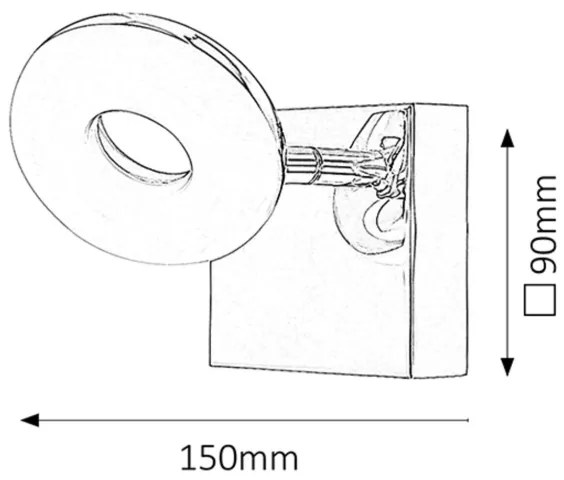 Rabalux 5716 - Corp de iluminat LED baie BEATA LED/5W/230V