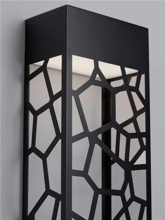 Aplica LED pentru exterior design arhitectural RAGNO negru