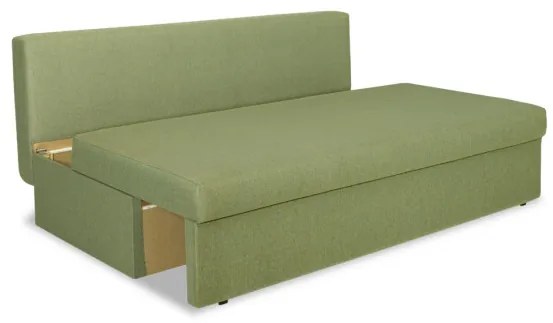 Canapea Extensibila Cu Lada Depozitare Modulo, Verde, 191 X 98 X 80 Cm