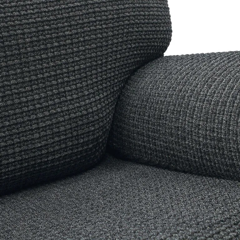 Huse super elastice RUBINIA antracit colțar (l. 340 - 540 cm)