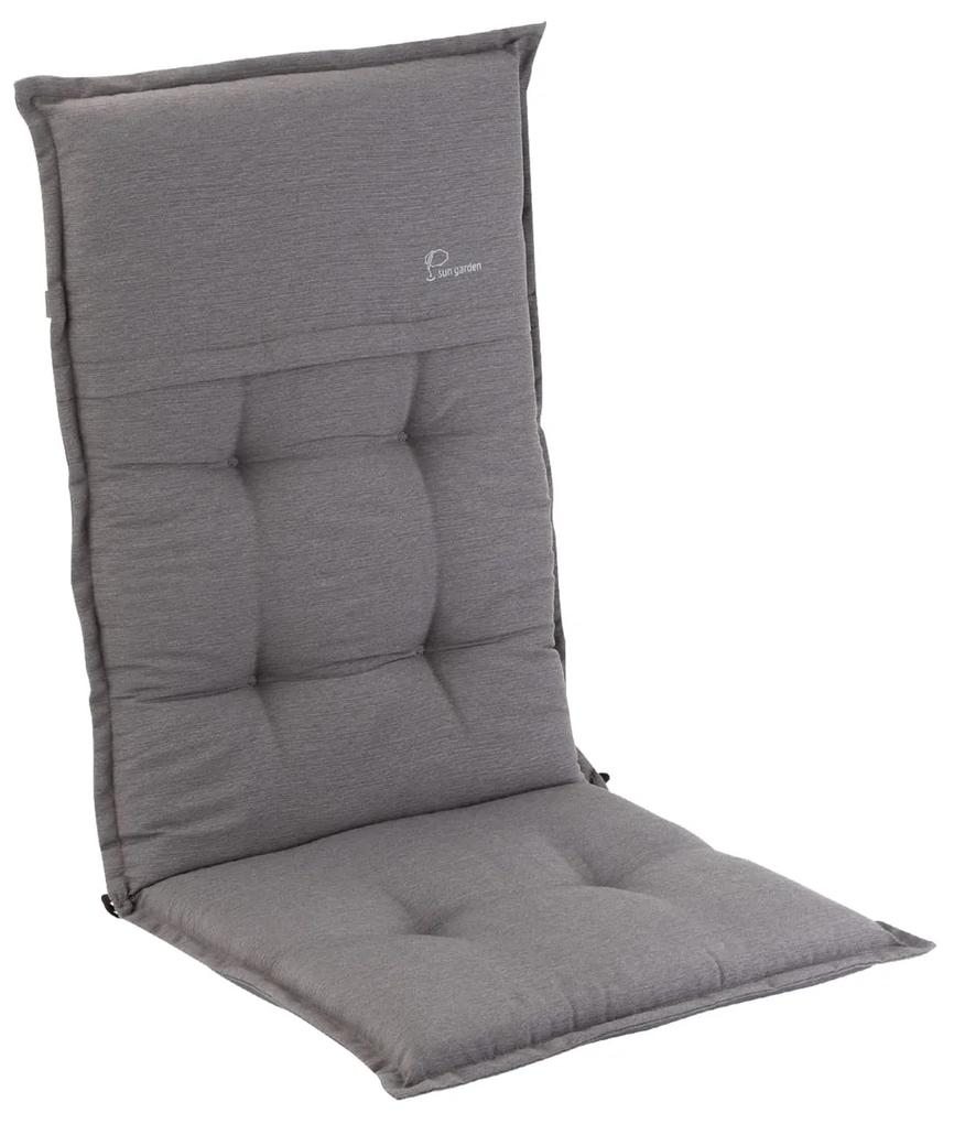 Coburg, pernă, pernă pentru fotoliu, spătar înalt, pernă scaun de grădină, poliester, 53 × 117 × 9 cm, 1 x pernă