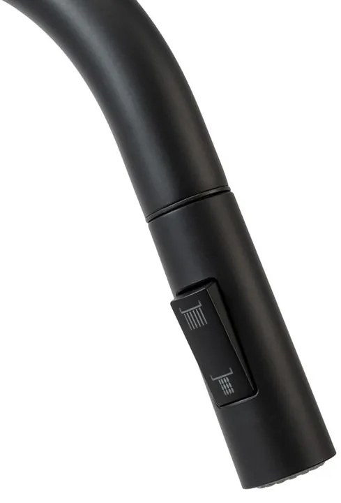 Baterie de bucatarie Rea Eco Fresh negru mat