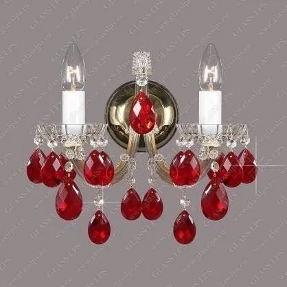 Aplica Maria Theresa cristal Bohemia N24 050/02/1 ruby