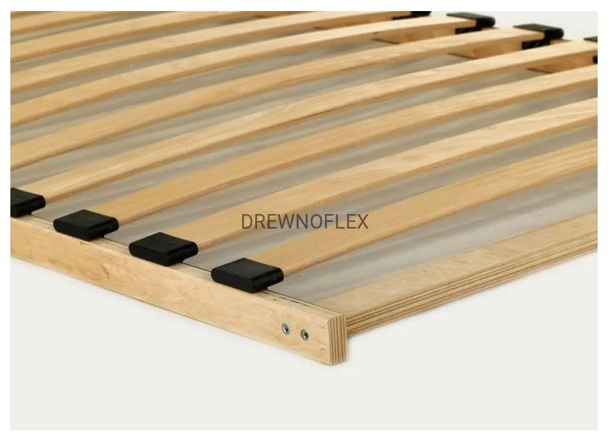Cadru pat supraetajat din lemn de pin, în formă de căsuță Adeko Mila DMP, 90 x 180 cm