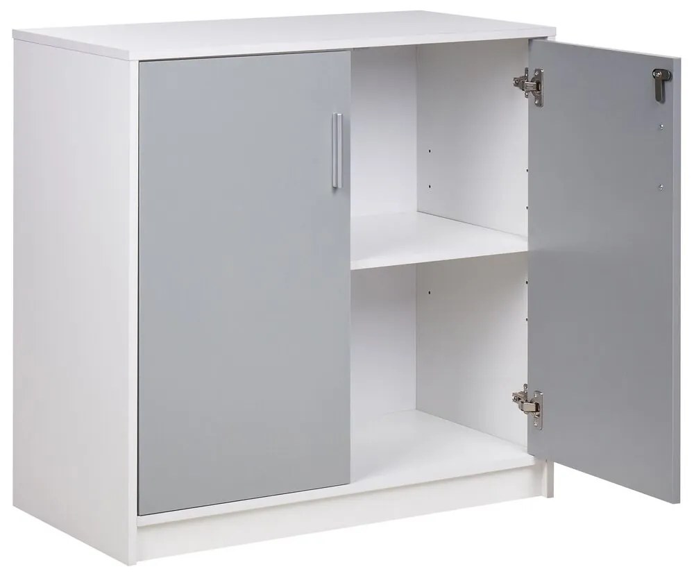 Dulap Zirkone (Alb + gri) . 1076653