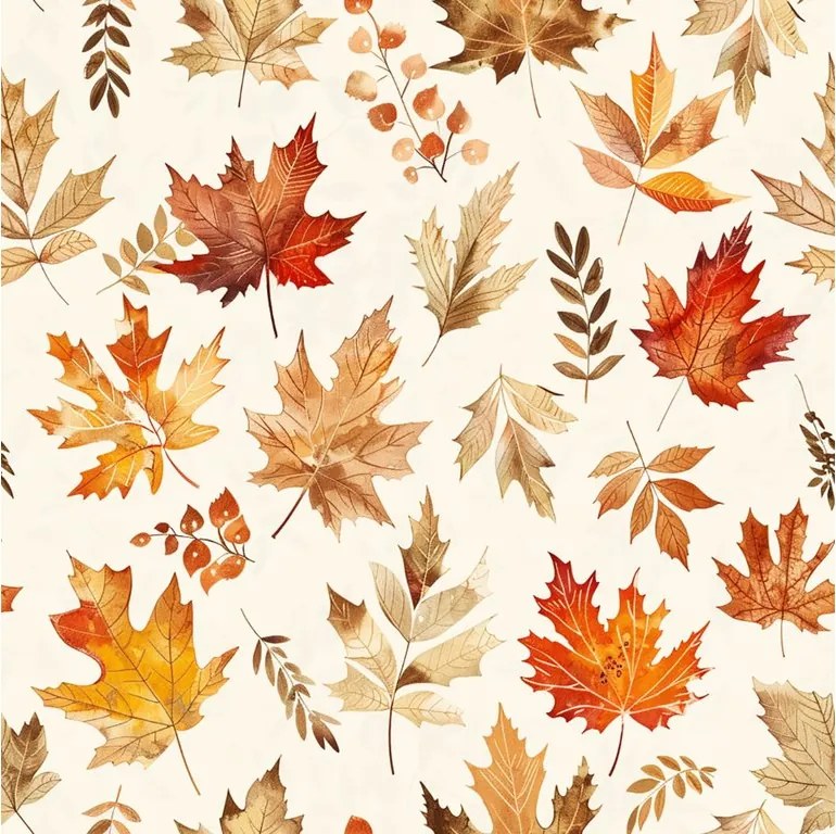 Lenjerie de pat din flanel LEAVES & PUMPKINS colorata Dimensiune lenjerie de pat: 2 buc 70 x 90 cm | 200 x 220 cm