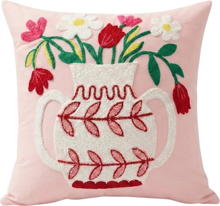 Fata de perna VASELLA 45x45 cm, roz