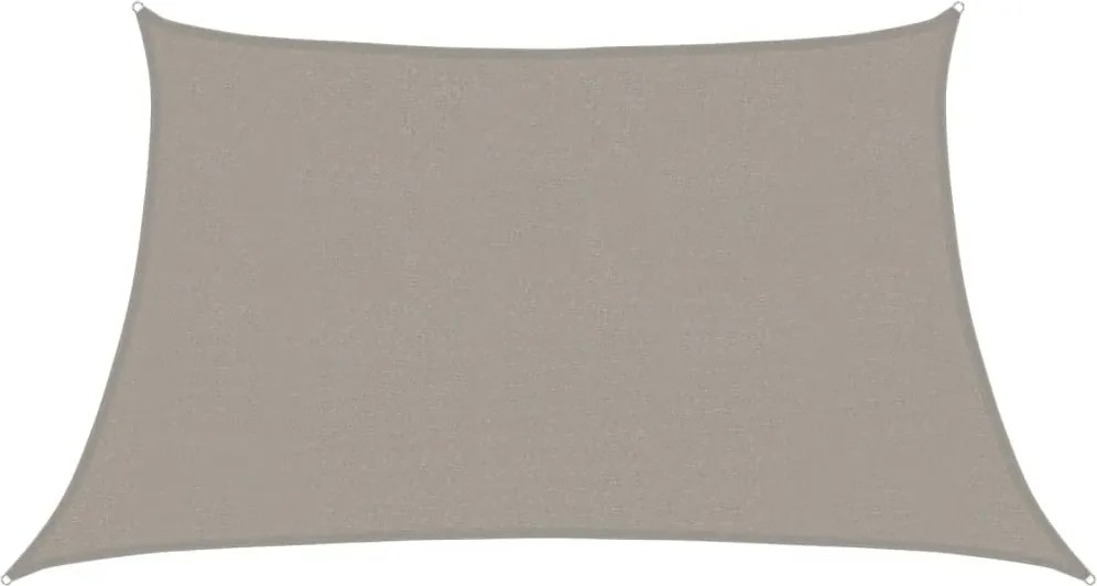 vidaXL Pânză parasolar, gri deschis, trapez, 3/4x2 m, HDPE, 160 g/m²