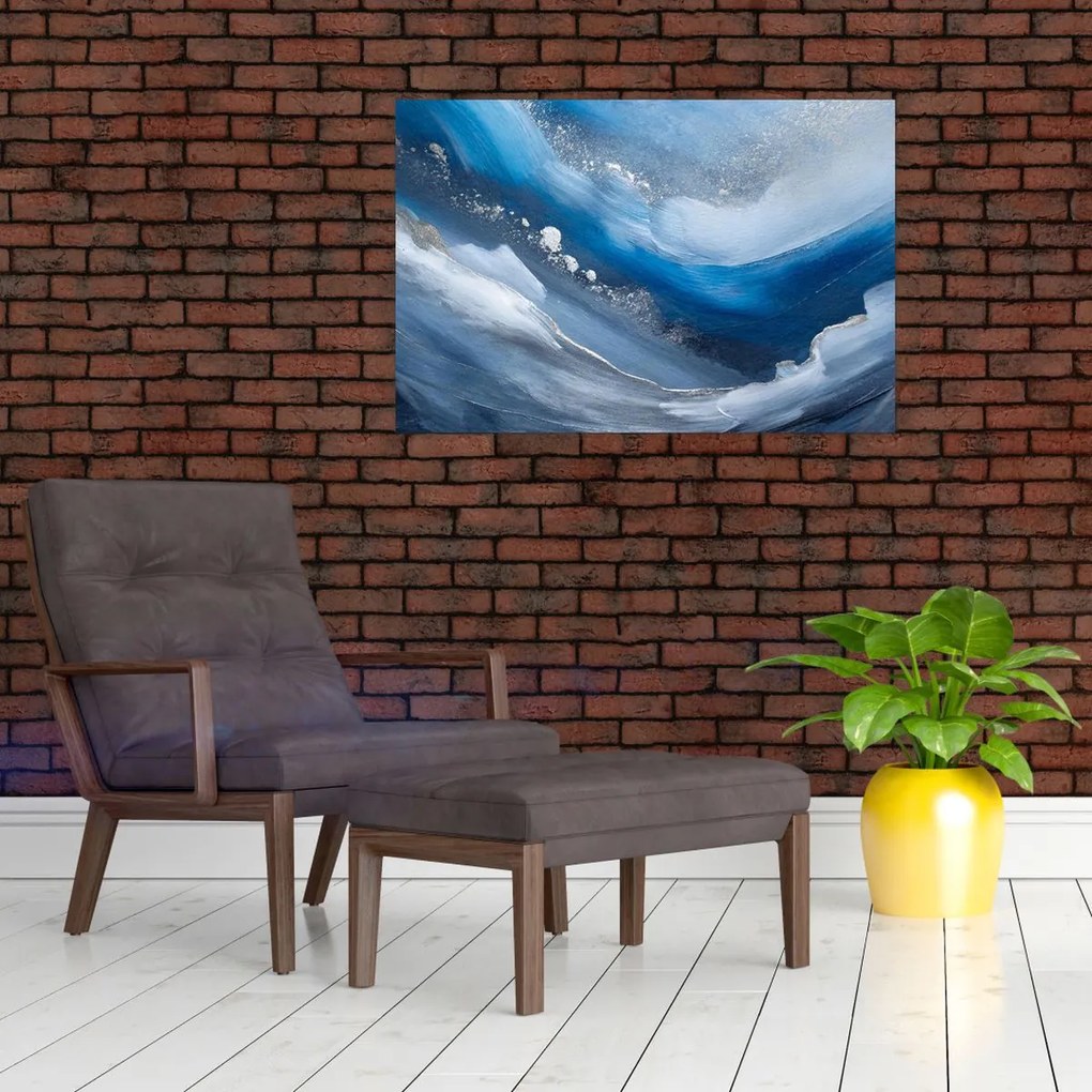 Tablou - Abstractizarea oceanului (90x60 cm)