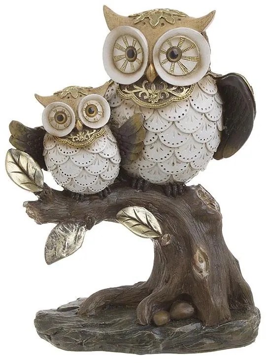 Bufnite decor din rasina 17cm x 9cm x 23cm