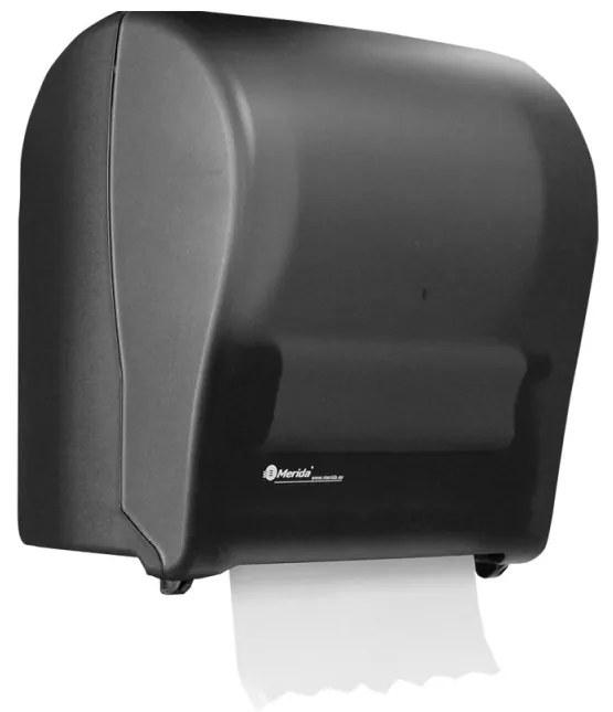 Alimentator mecanic pentru prosoape de hârtie Merida Solid Cut, negru