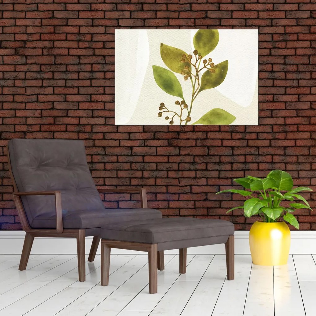 Tablou - Acuarelă ramură N⁰1 (90x60 cm)